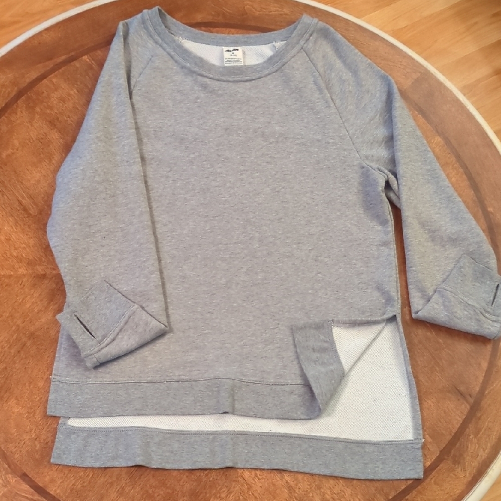Women's Gray Long Sleeve Shirt
